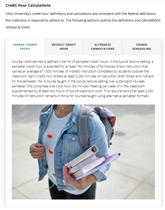 Example of tabs that reveal definitions and images in Articulate Rise