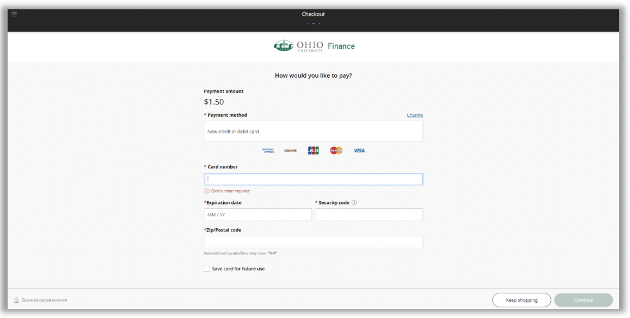 save card for future use
