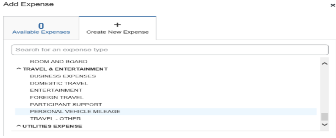 Mileage Calculator “Personal Vehicle Mileage”