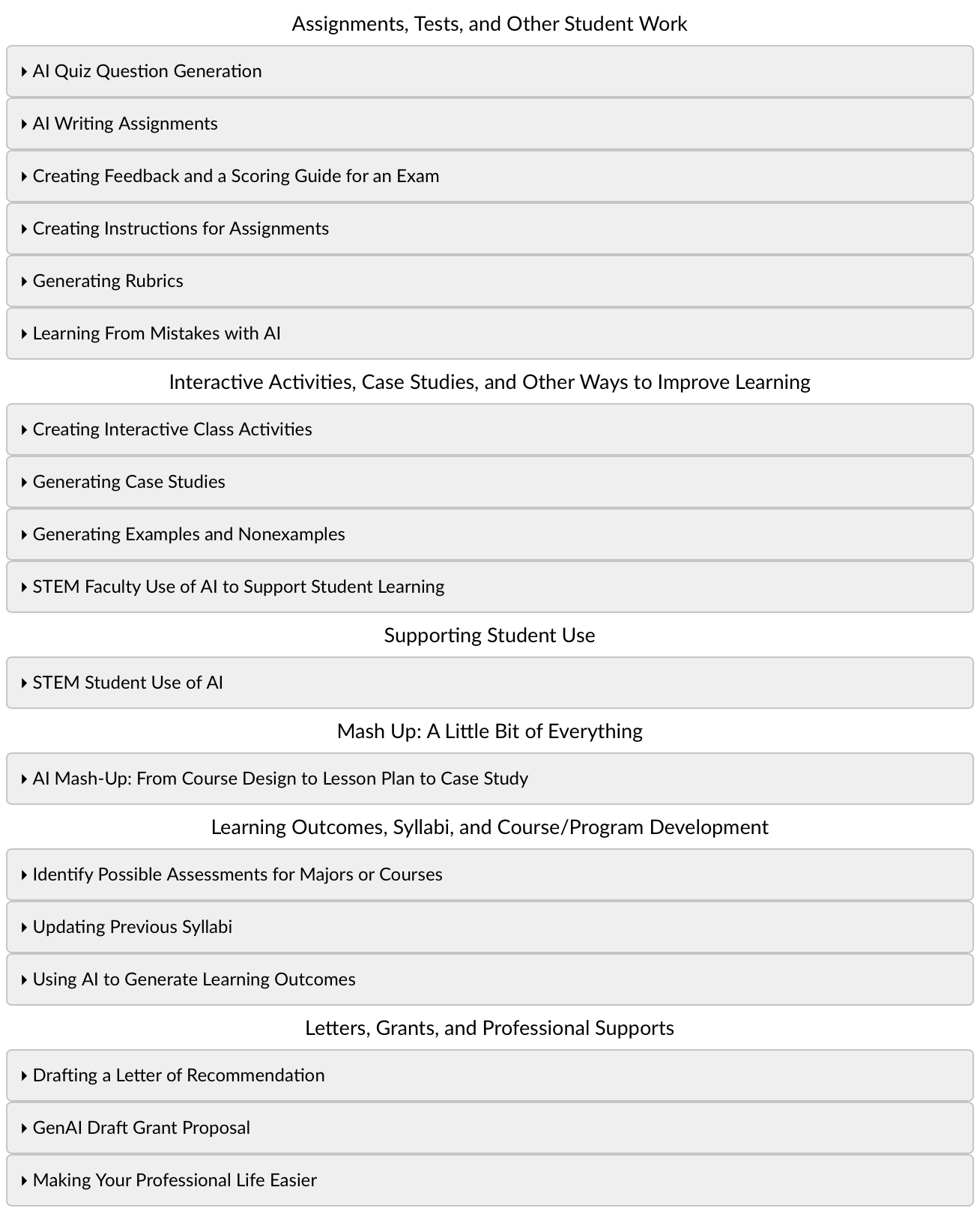 Screenshot of Mini-modules