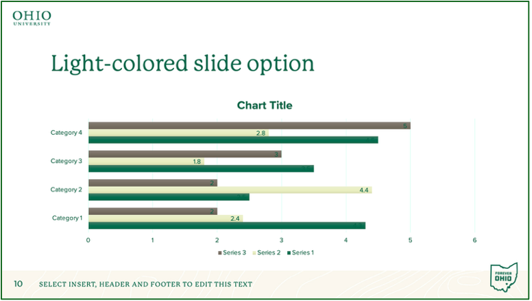Example of PowerPoint slide with white background
