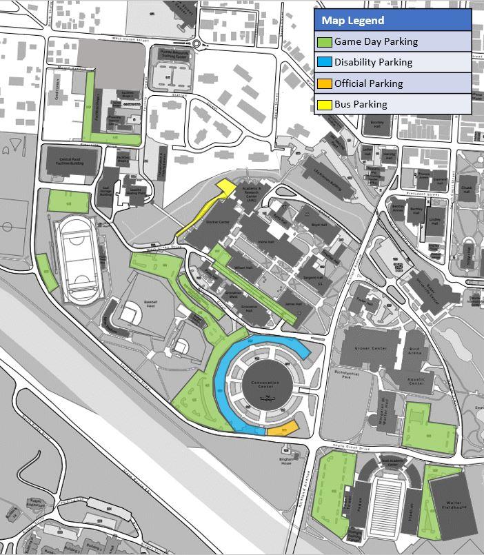 OHSAA Basketball Parking Map