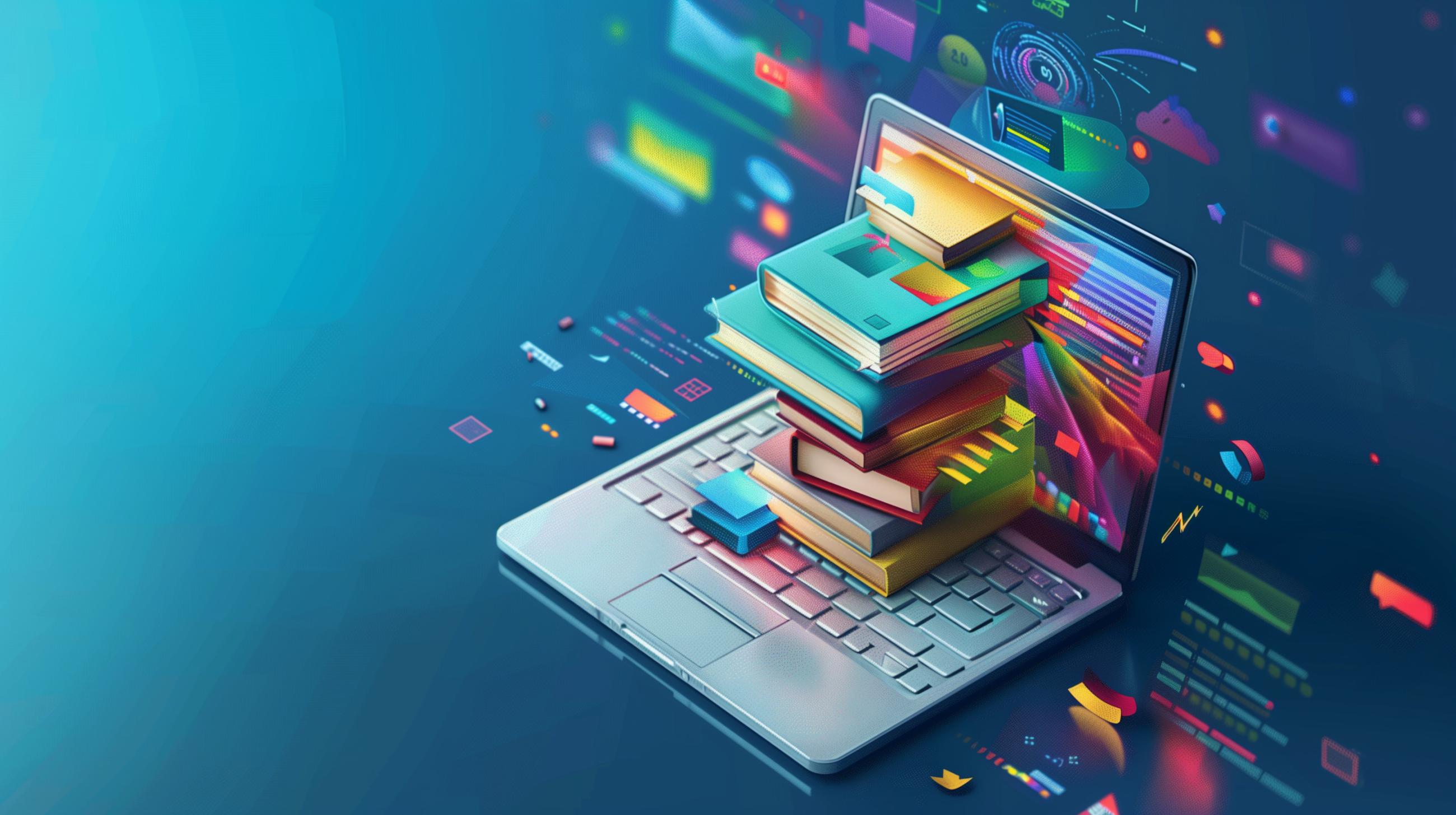 Graphic of online course