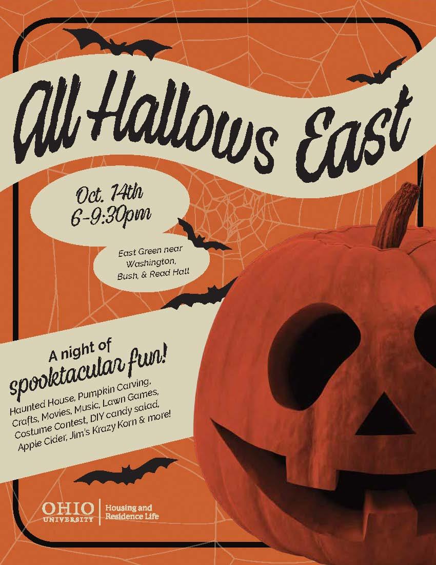 flyer for All Hallows East event
