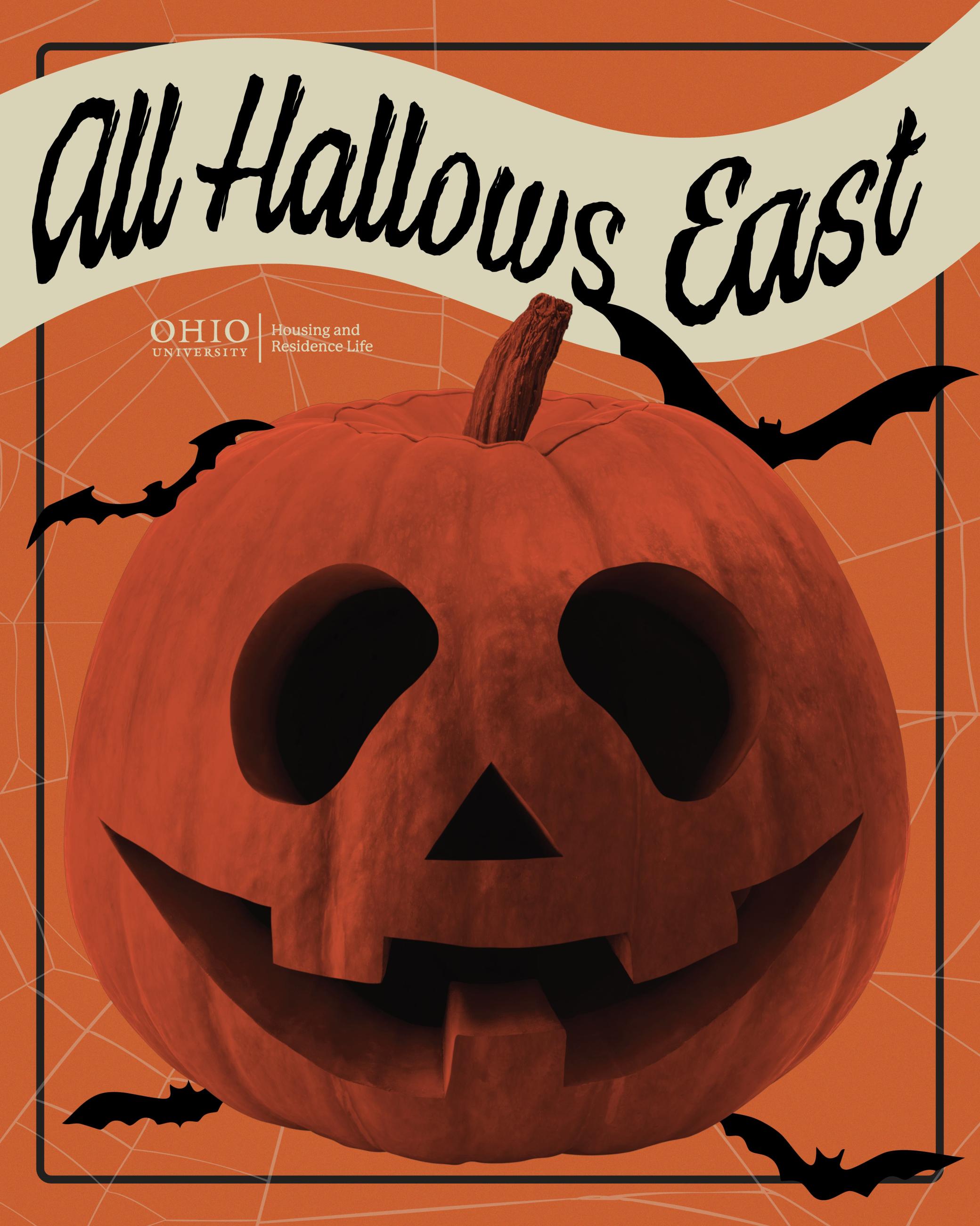 social and CUE graphic for All Hallows East event