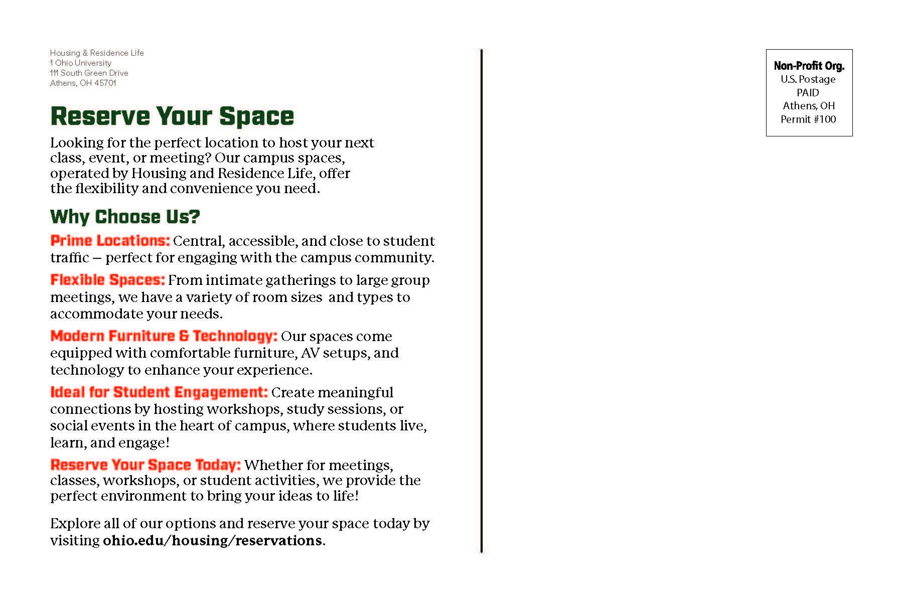 back of postcard