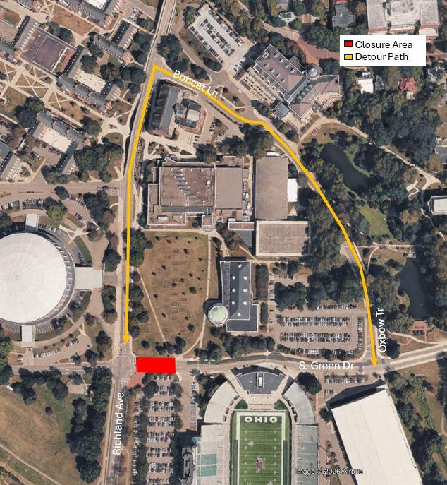 South Green Dr. Closure