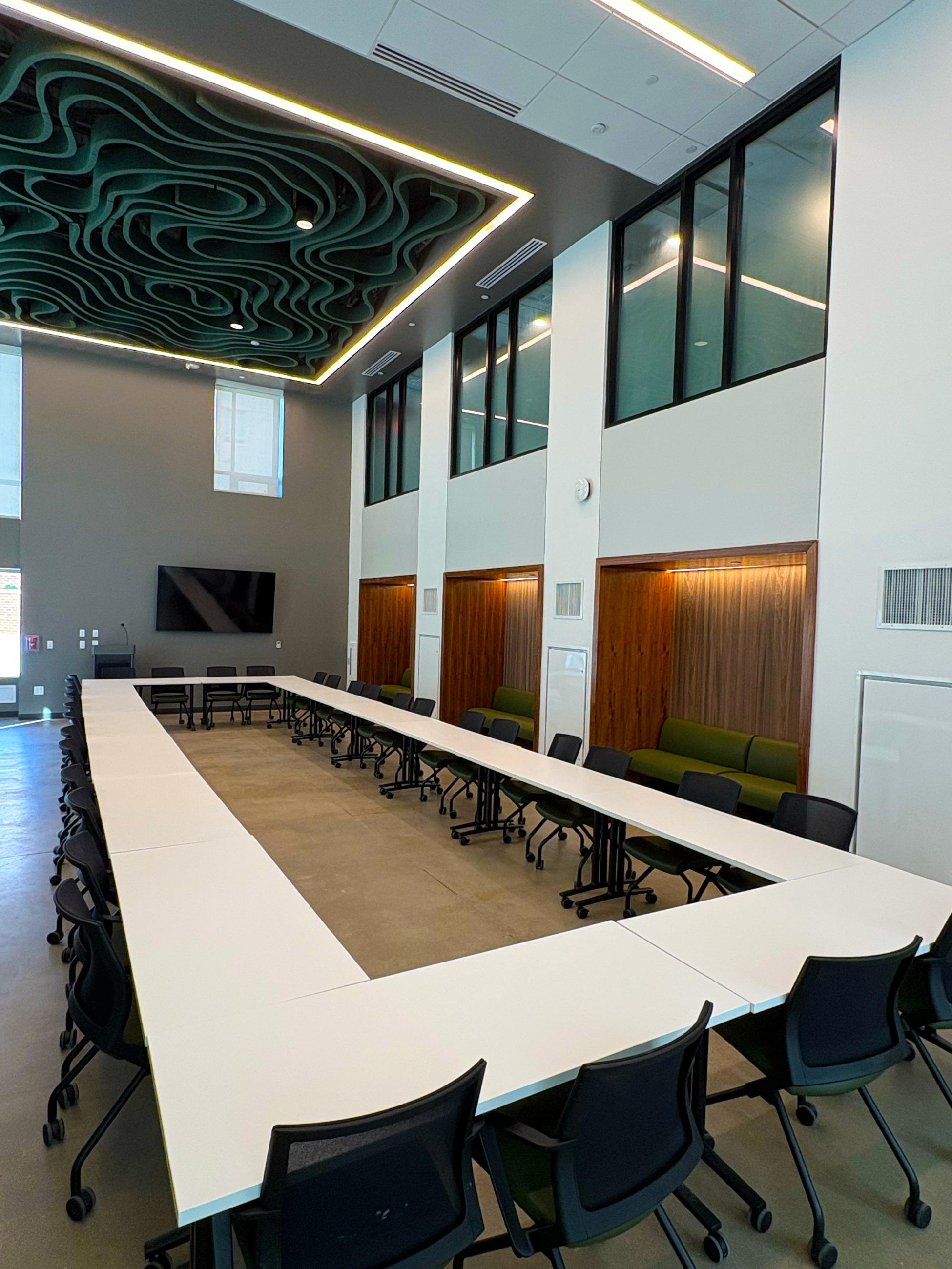 McDavis MPR with room set up in conference style