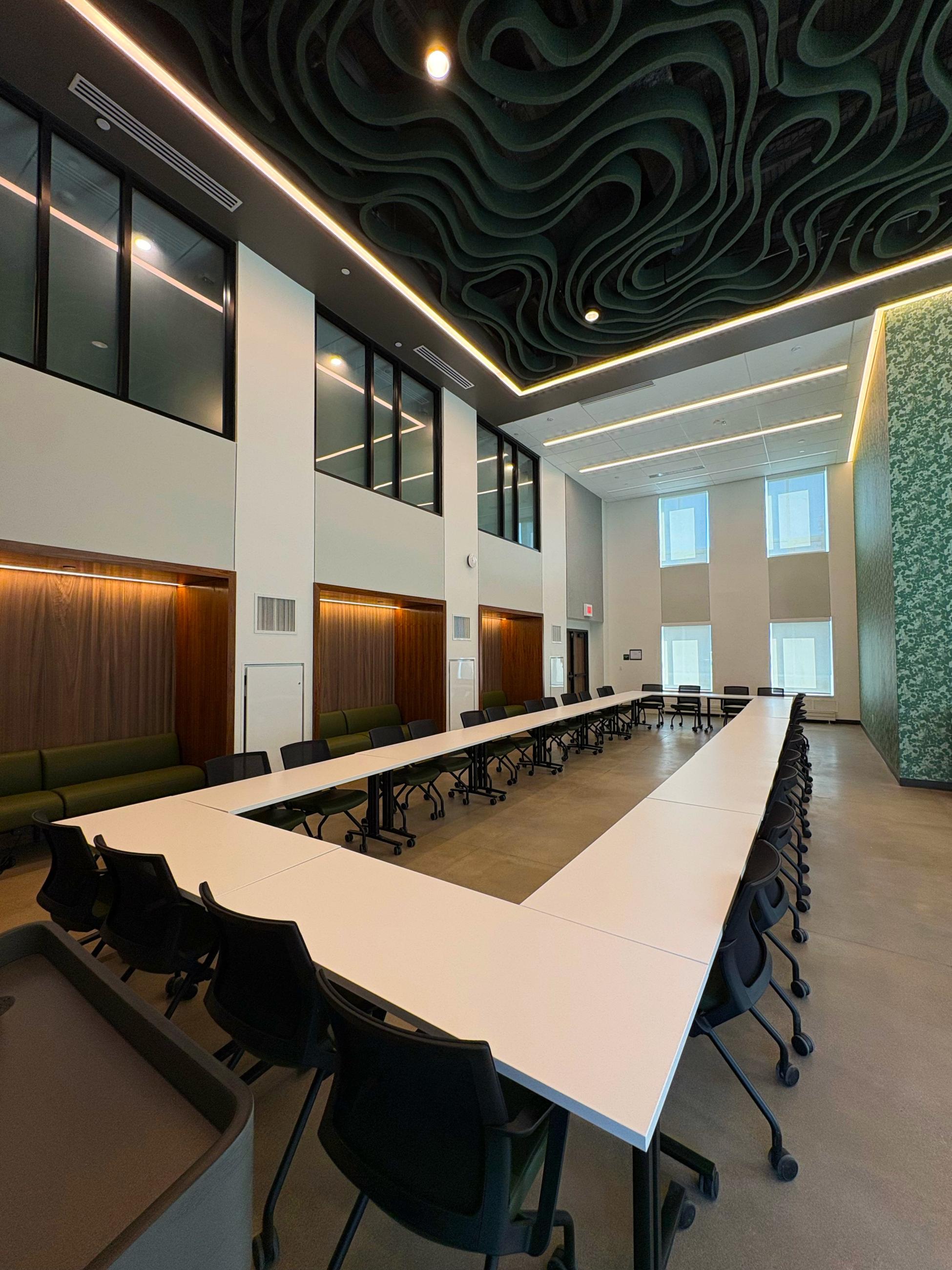 McDavis MPR with room set up in conference style
