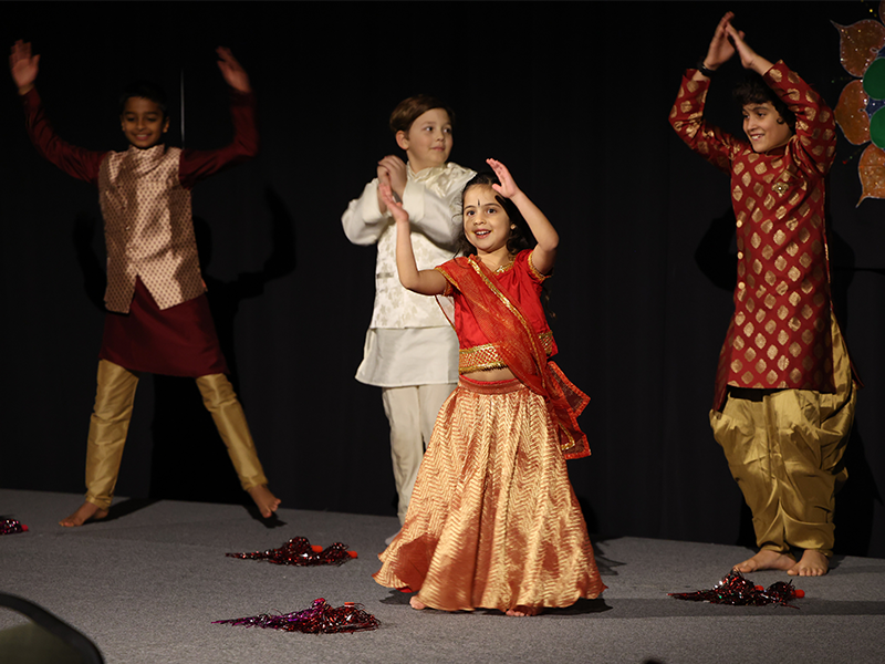 Children Dancing at Friends of India Dinner