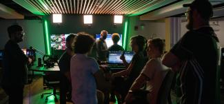 Ohio University students play videogames in the new esports arena