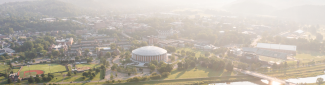 Aerial Photo of Ohio University's Athens Campus looking northeast