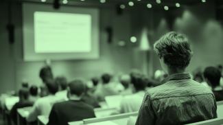 Student in Lecture Hall