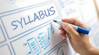 Syllabus on Whiteboard