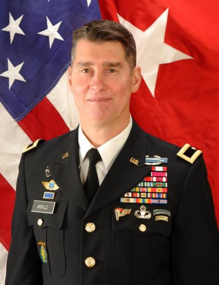Mark Arnold in uniform