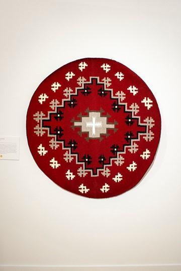 KMA, Ganado Circular Rug, Elsie Tom 