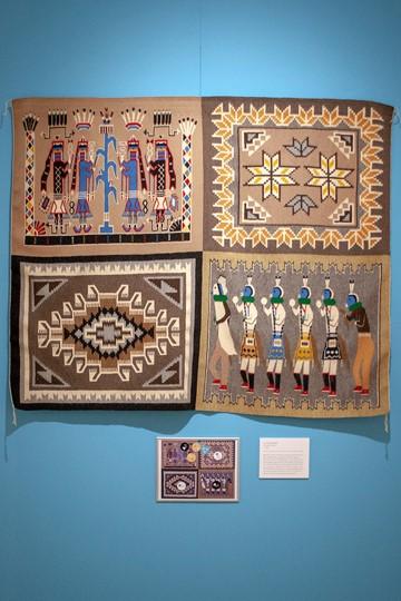 Pattern and Disruption: Four-in-One Sampler Anna Mae Tanner c. 1984