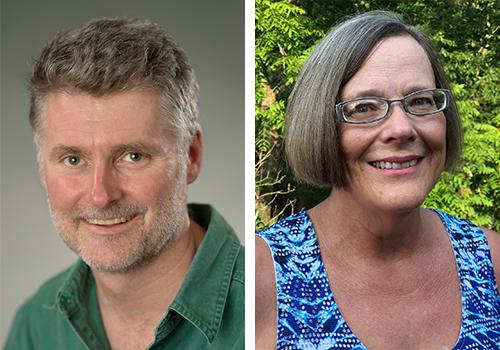 Side-by-side headshots of Kevin Mattson and Karen Riggs