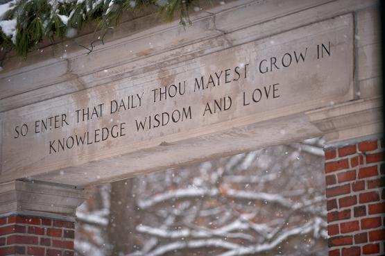 So enter daily that thou mayest grow in knowledge wisdom and love