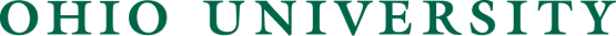 Ohio University secondary logo