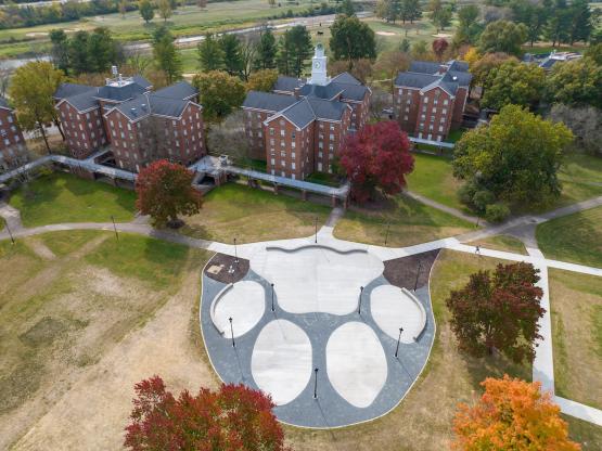 Paw Print Park aerial view