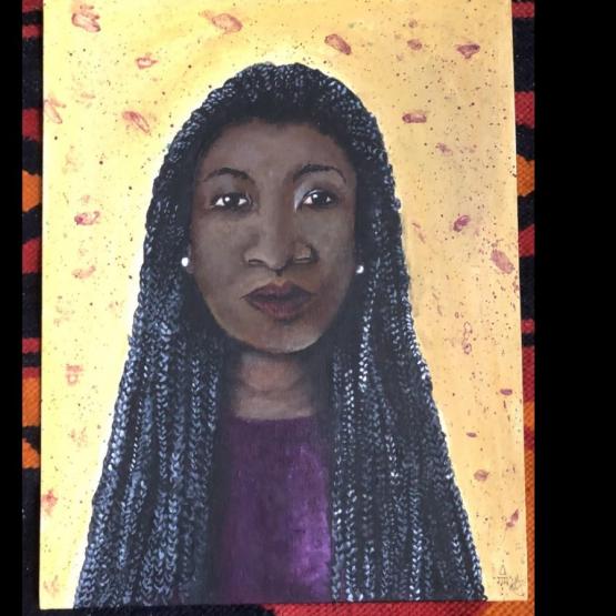 A painting of Tarana Burke