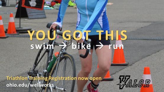 Triathlon Training promo of cyclist