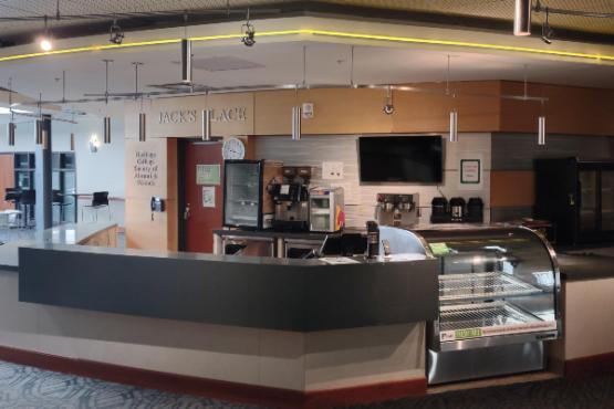 Interior of Academic Research Center Cafe
