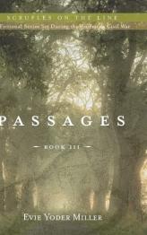 Sepia image of passage through trees.