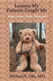 Teddy bear with stethoscope around its neck.