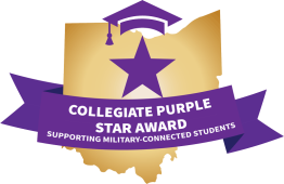 Collegiate Purple Star Badge