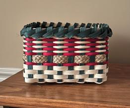 Square woven basket