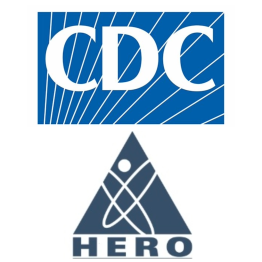 Logos for CDC and HERO