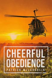 Helicopter on book cover.