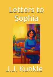 Animated image of woman sitting at a table using a laptop and a cat sitting on a chair behind her.