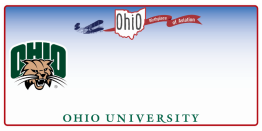 OUAA license plate featuring Attack Cat Logo