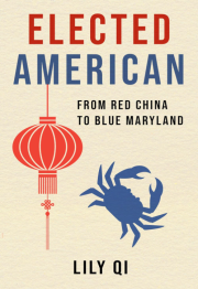 Blue crab and red fan on cover.