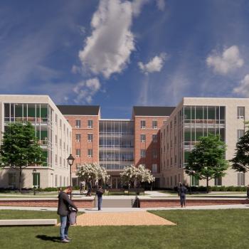 rendering of McDavis Hall
