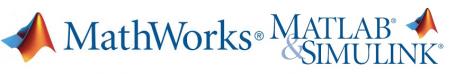 MathWorks, MatLab, and Simulink logos in color