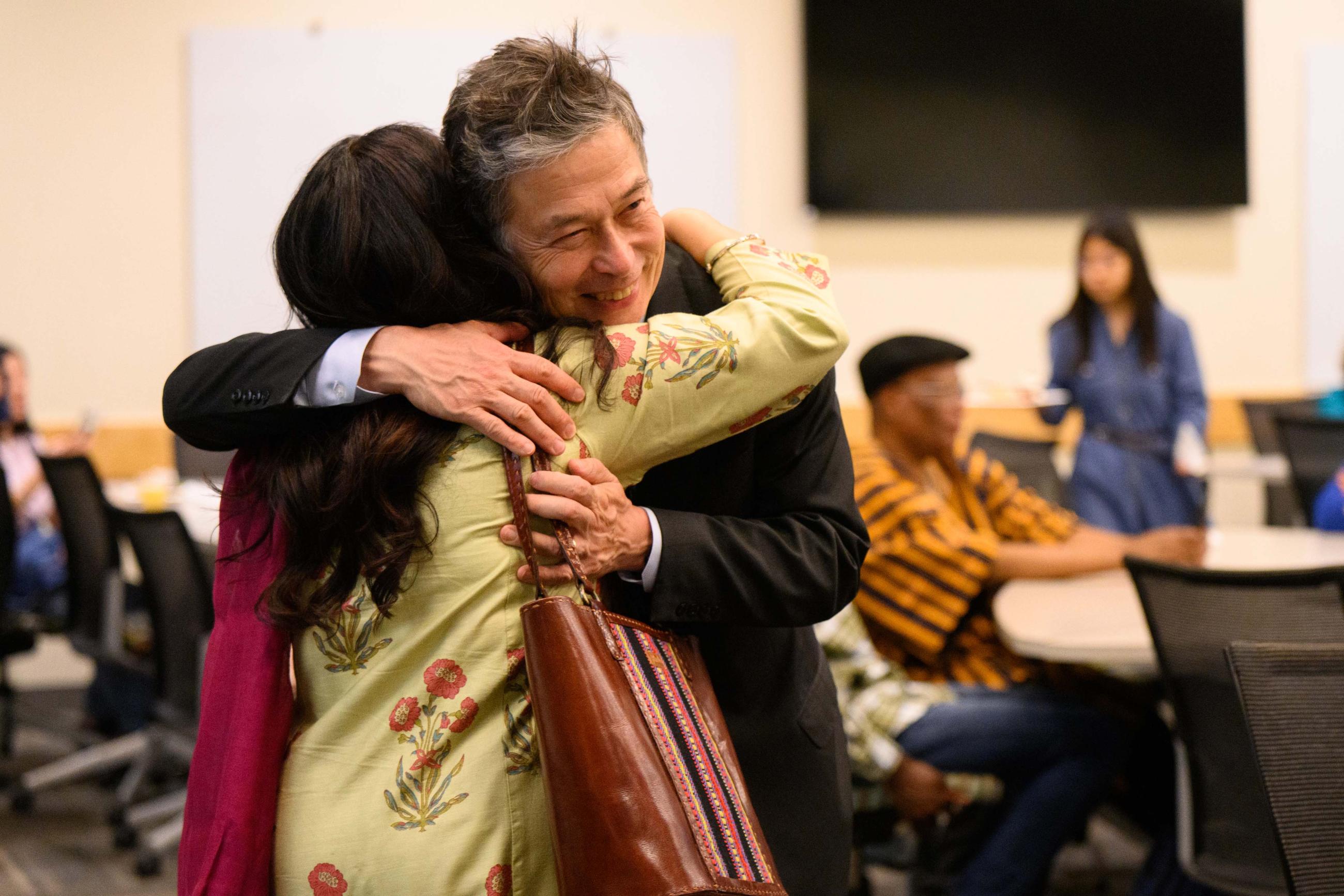 Dr. Saumya Pant and Dean Matthew Ando