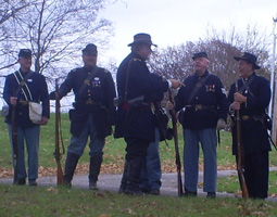 marker dedication union troops