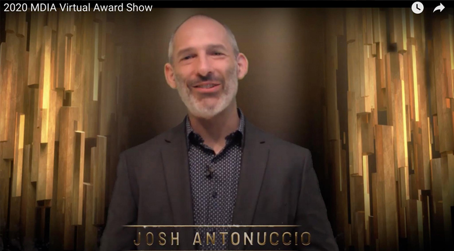 Josh Antonuccio Awards ceremony