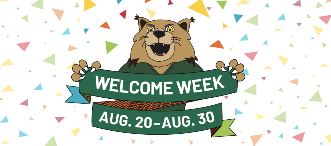 Welcome Week, Aug. 20-Aug. 30