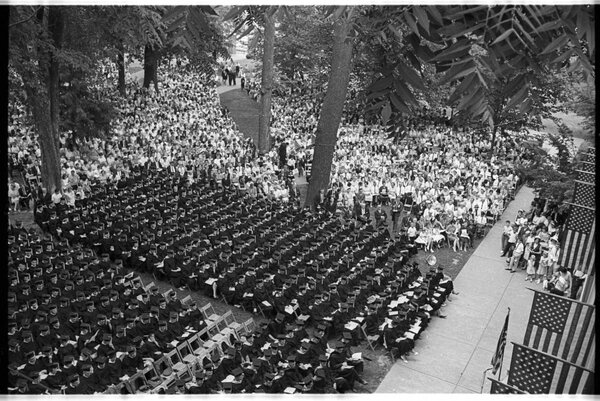 College Green Commencement 1964
