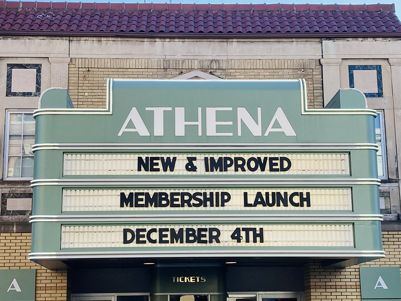 Athena Cinema membership