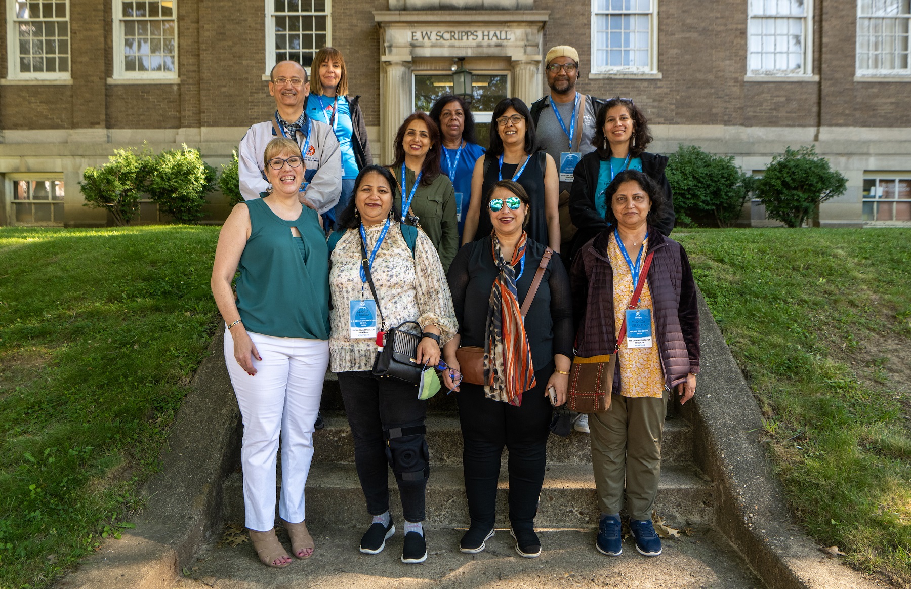 The members of The Global Educator Program are shown at Ohio University