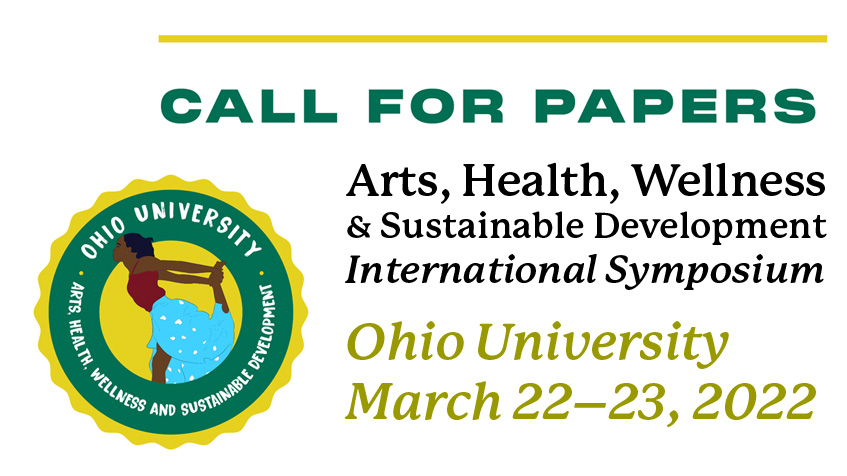 Call for Papers, Arts, Health, Wellness and Sustainability development promo