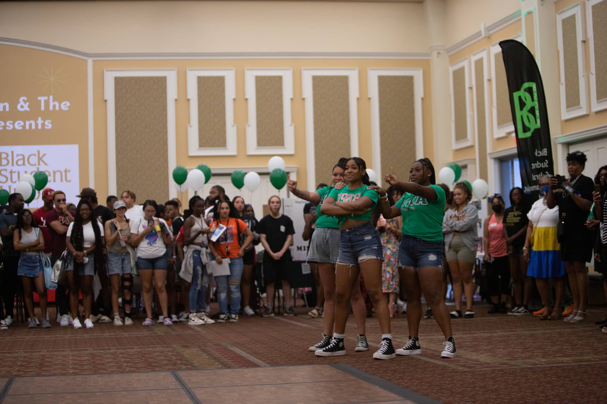 Students perform at the Multicultural Student Expo in Baker Center