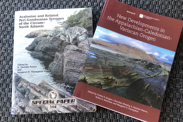 Damian Nance's two books on the history of the Appalachian and related mountain belts in Europe and North Africa.
