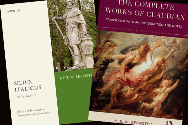 Covers of Silius Italicus: Punica, Book 9 and The Complete Works of Claudian: Translated with an Introduction and Note